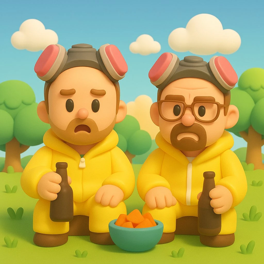 Nintendo Style 3D Cartoon Illustration