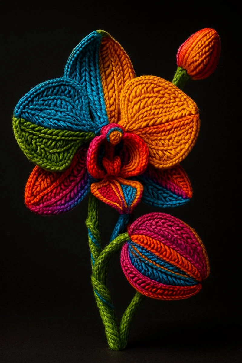 Colorful Knitting