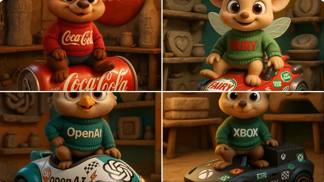 Brand 3D Cartoon Animal Character