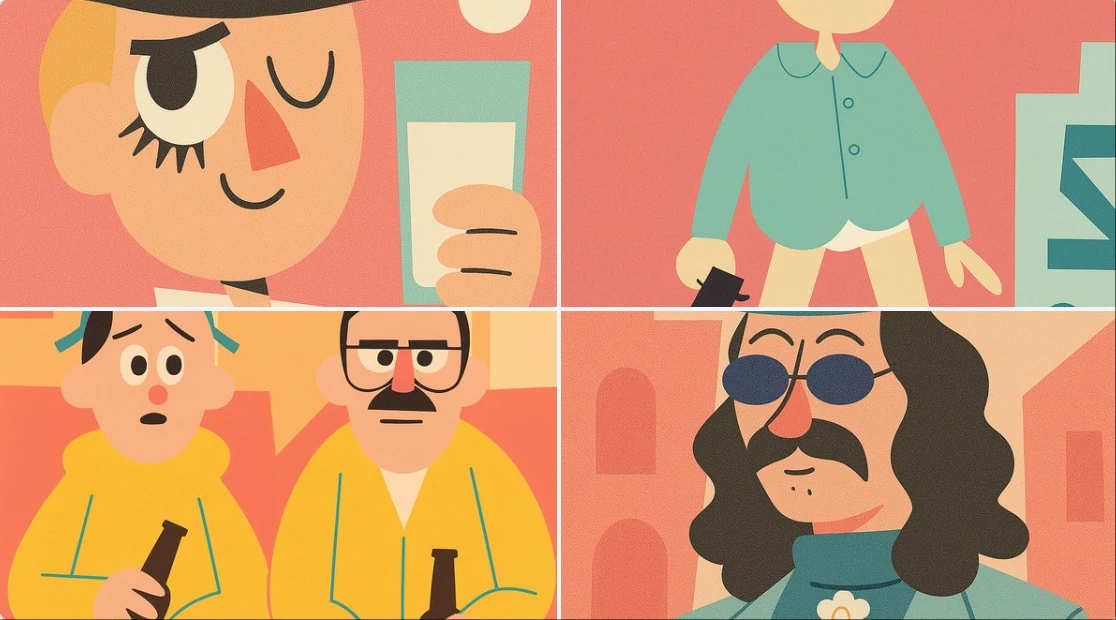 Cartoon Modern Style Illustration