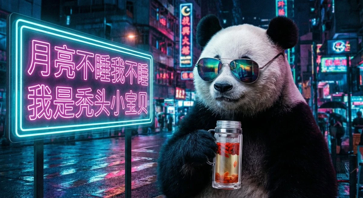 The moon doesn't sleep, I don't sleep