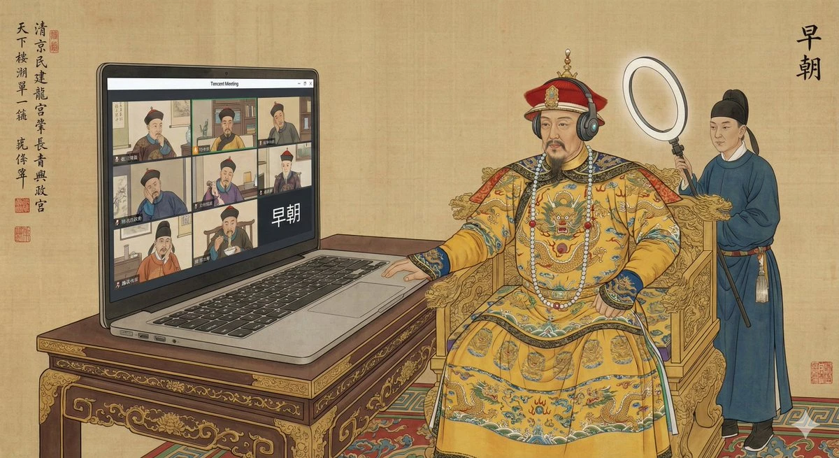 Let's have a video meeting first thing in the morning